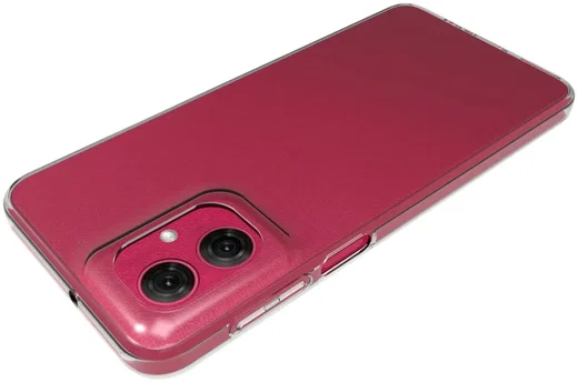 Motorola Moto G55 Hoesje Dun TPU Back Cover Transparant afbeelding 4