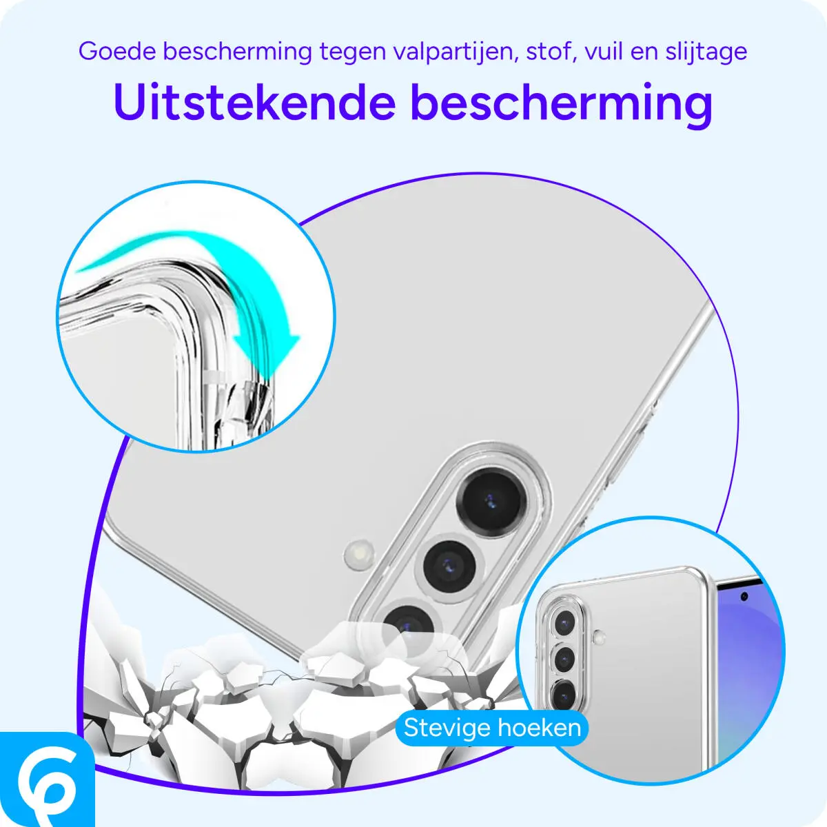 Samsung Galaxy A36 Hoesje Dun TPU Back Cover Transparant afbeelding 5