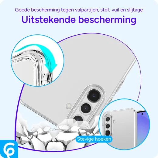 Samsung Galaxy A36 Hoesje Dun TPU Back Cover Transparant afbeelding 5