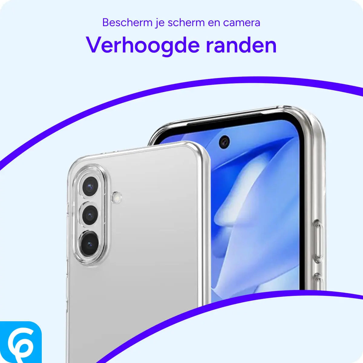 Samsung Galaxy A36 Hoesje Dun TPU Back Cover Transparant afbeelding 3