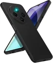 Xiaomi Redmi 14C Hoesje Dun TPU Back Cover Matte Zwart
