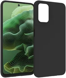 Motorola Moto G35 Hoesje Dun TPU Back Cover Matte Zwart afbeelding