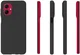 Motorola Moto G55 Hoesje Dun TPU Back Cover Matte Zwart afbeelding 4