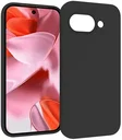 Google Pixel 9a Hoesje Dun TPU Back Cover Matte Zwart