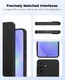 Samsung Galaxy A36 Hoesje Dun TPU Back Cover Matte Zwart afbeelding 5