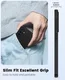 Samsung Galaxy A36 Hoesje Dun TPU Back Cover Matte Zwart afbeelding 6