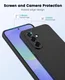 Samsung Galaxy A36 Hoesje Dun TPU Back Cover Matte Zwart afbeelding 3