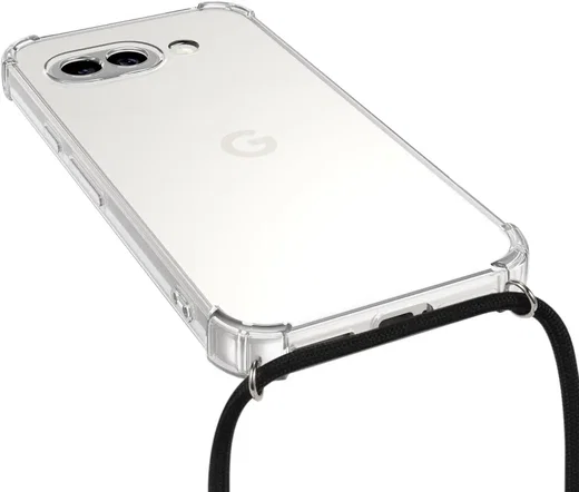 Google Pixel 9a Hoesje met Koord Schokbestendig TPU Transparant afbeelding 9