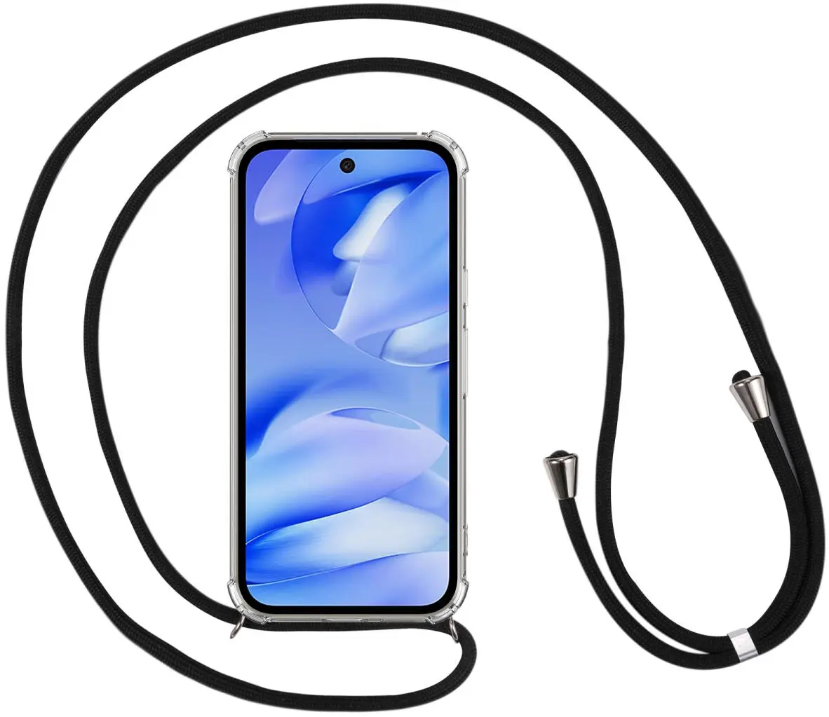 Google Pixel 9a Hoesje met Koord Schokbestendig TPU Transparant afbeelding 10