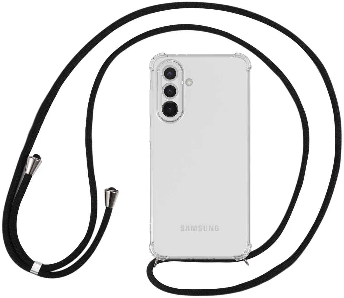 Samsung Galaxy A36 Hoesje met Koord Schokbestendig TPU Transparant afbeelding 7