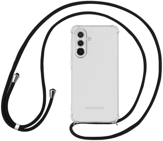 Samsung Galaxy A36 Hoesje met Koord Schokbestendig TPU Transparant afbeelding 7