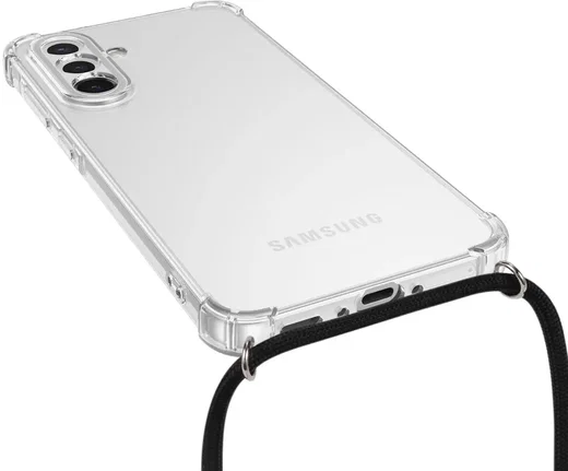Samsung Galaxy A36 Hoesje met Koord Schokbestendig TPU Transparant afbeelding 9