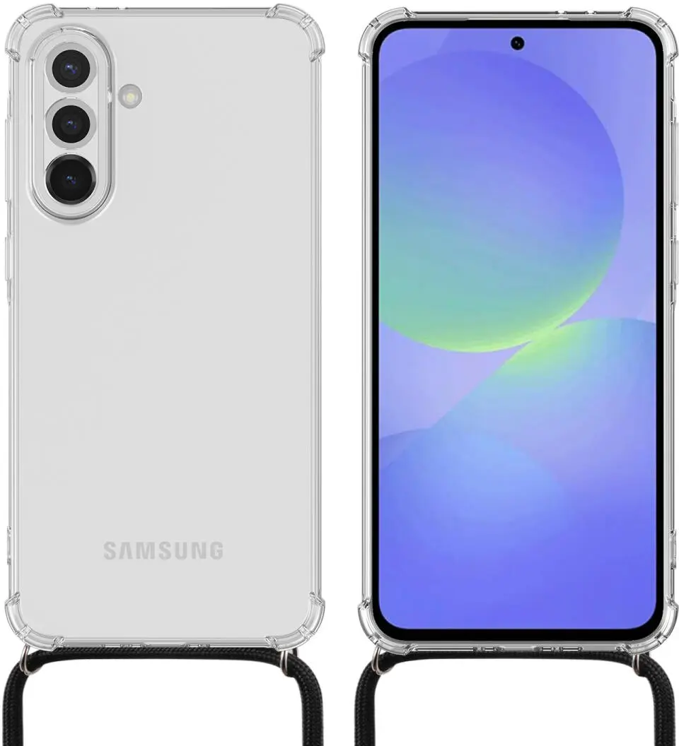 Samsung Galaxy A36 Hoesje met Koord Schokbestendig TPU Transparant afbeelding 11