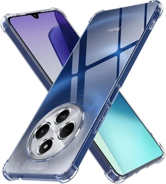 Xiaomi Redmi 14C Hoesje Schokbestendig en Dun TPU Back Cover Transparant
