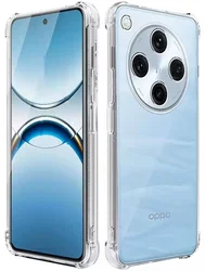 Oppo Find X8 Pro Hoesje Schokbestendig en Dun TPU Back Cover Transparant afbeelding