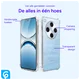Oppo Find X8 Pro Hoesje Schokbestendig en Dun TPU Back Cover Transparant afbeelding 2