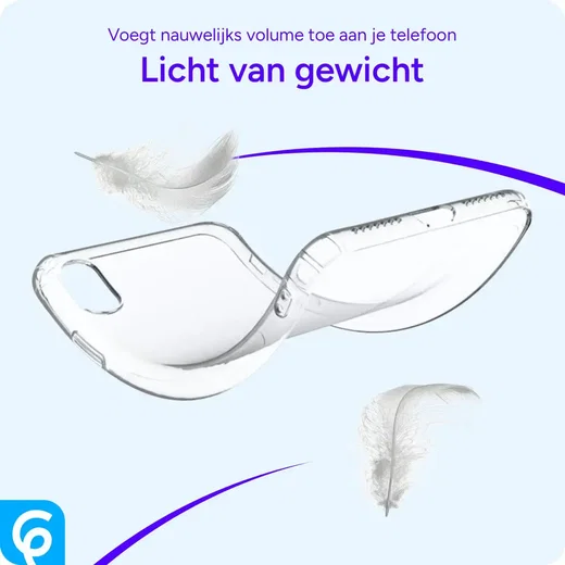 Google Pixel 9a Hoesje Schokbestendig en Dun TPU Back Cover Transparant afbeelding 8