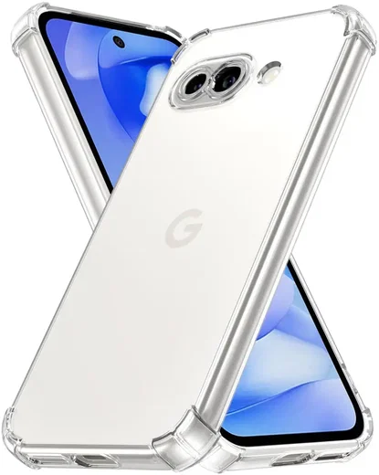 Google Pixel 9a Hoesje Schokbestendig en Dun TPU Back Cover Transparant afbeelding 10