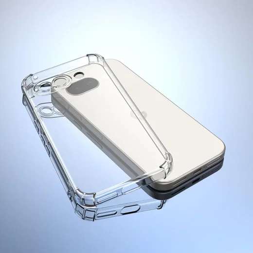 Google Pixel 9a Hoesje Schokbestendig en Dun TPU Back Cover Transparant afbeelding 13