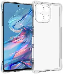 Motorola Moto G75 Hoesje Schokbestendig en Dun TPU Back Cover Transparant afbeelding
