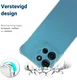 Motorola Moto G75 Hoesje Schokbestendig en Dun TPU Back Cover Transparant afbeelding 2