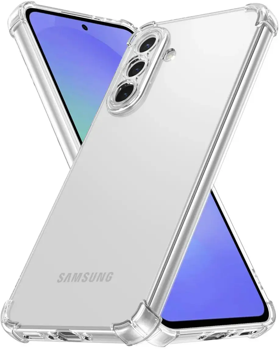 Samsung Galaxy A36 Hoesje Schokbestendig en Dun TPU Back Cover Transparant afbeelding 1