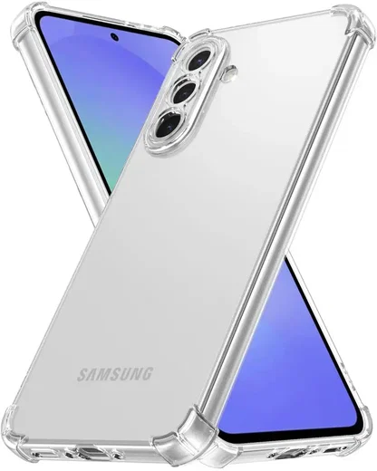 Samsung Galaxy A36 Hoesje Schokbestendig en Dun TPU Back Cover Transparant afbeelding 1