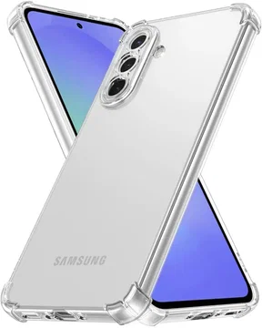 Samsung Galaxy A36 Hoesje Schokbestendig en Dun TPU Back Cover Transparant