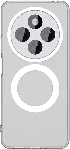 Xiaomi Redmi 14C Hoesje Hard Back Cover met MagSafe Transparant afbeelding 1