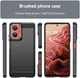 Motorola Moto G35 Hoesje Geborsteld TPU Flexibele Back Cover Zwart afbeelding 7