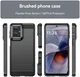 Motorola Moto G55 Hoesje Geborsteld TPU Flexibele Back Cover Zwart afbeelding 9