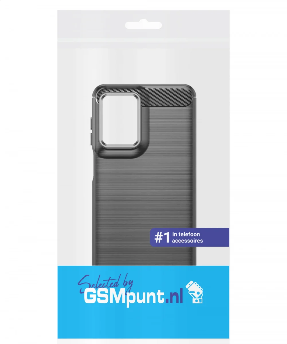 Motorola Moto G55 Hoesje Geborsteld TPU Flexibele Back Cover Zwart afbeelding 10