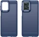Motorola Moto G55 Hoesje Geborsteld TPU Flexibele Back Cover Blauw afbeelding 2