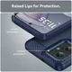 Motorola Moto G55 Hoesje Geborsteld TPU Flexibele Back Cover Blauw afbeelding 7