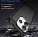 Xiaomi Redmi Note 14 4G Hoesje Geborsteld TPU Flexibele Back Cover Zwart afbeelding 4