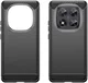 Xiaomi Poco X7 / Redmi Note 14 Pro 5G Hoesje Geborsteld TPU Back Cover Zwart afbeelding 2