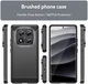 Xiaomi Poco X7 / Redmi Note 14 Pro 5G Hoesje Geborsteld TPU Back Cover Zwart afbeelding 4