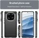 Xiaomi Redmi Note 14 Pro+ Hoesje Geborsteld TPU Flexibele Back Cover Zwart afbeelding 2