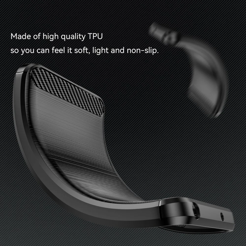 Xiaomi Redmi Note 14 Pro+ Hoesje Geborsteld TPU Flexibele Back Cover Zwart afbeelding 5
