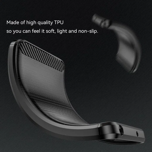 Xiaomi Redmi Note 14 Pro+ Hoesje Geborsteld TPU Flexibele Back Cover Zwart afbeelding 5