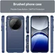 Oppo Find X8 Pro Hoesje Geborsteld TPU Flexibele Back Cover Blauw afbeelding 2