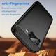 Google Pixel 9a Hoesje Geborsteld TPU Flexibele Back Cover Zwart afbeelding 5