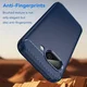 Google Pixel 9a Hoesje Geborsteld TPU Flexibele Back Cover Blauw afbeelding 5
