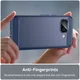 Google Pixel 9a Hoesje Geborsteld TPU Flexibele Back Cover Blauw afbeelding 7
