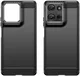 Motorola Moto G75 Hoesje Geborsteld TPU Flexibele Back Cover Zwart afbeelding 2