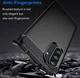 Samsung Galaxy A36 Hoesje Geborsteld TPU Flexibele Back Cover Zwart afbeelding 4