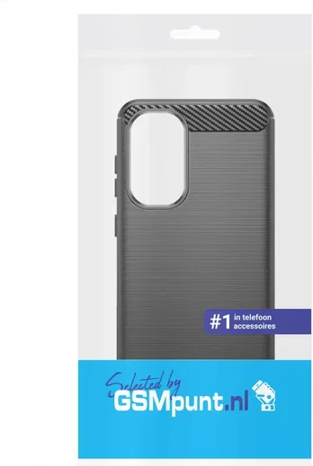 Samsung Galaxy A36 Hoesje Geborsteld TPU Flexibele Back Cover Zwart afbeelding 9