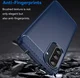 Samsung Galaxy A36 Hoesje Geborsteld TPU Flexibele Back Cover Blauw afbeelding 4