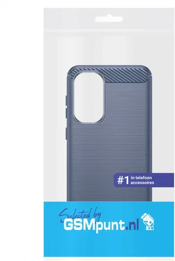 Samsung Galaxy A36 Hoesje Geborsteld TPU Flexibele Back Cover Blauw afbeelding 9