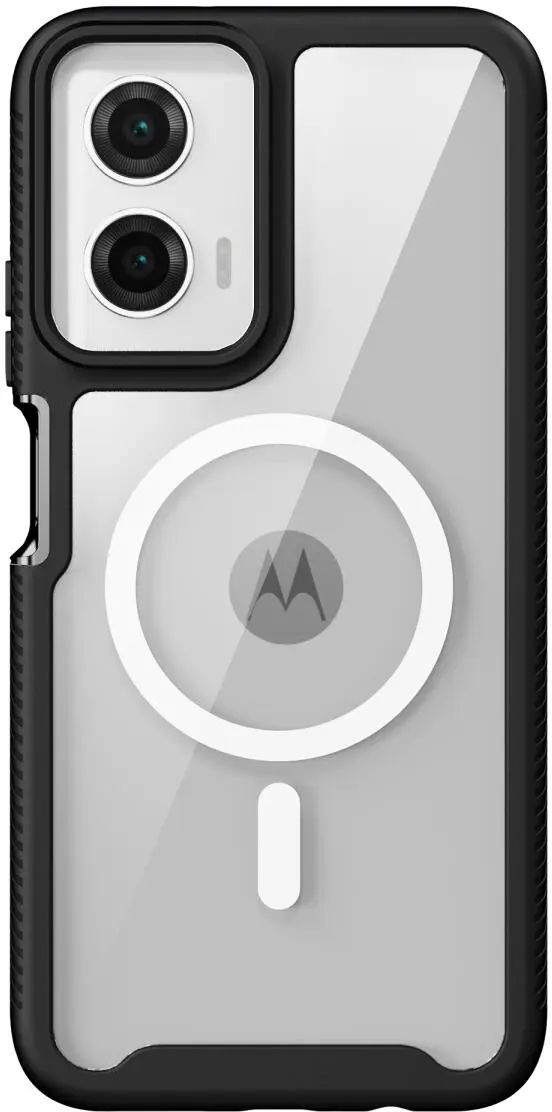 Motorola Moto G35 Hoesje Full Protect 360° Cover met MagSafe Zwart afbeelding 5